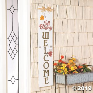Fall Blessings Welcome Sign (1 Piece(s))