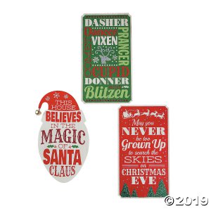 Whimsical Christmas Wall Signs (1 Set(s))