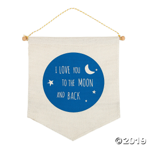 I Love You To the Moon Canvas Sign (1 Piece(s))