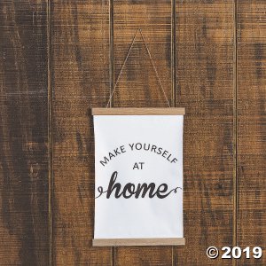 Make Yourself at Home Canvas Sign (1 Piece(s))