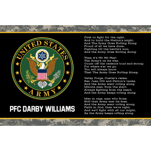 Personalized U.S. Army® Family Plaque (1 Piece(s))