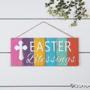 Easter Blessings Wall Sign (1 Piece(s))