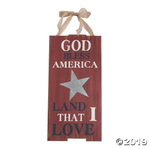 God Bless America Land That I Love Sign (1 Piece(s))