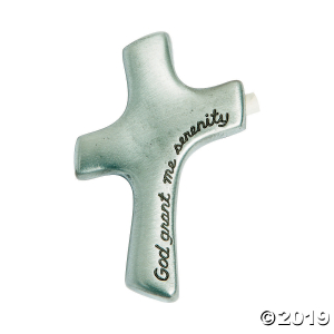 God Grant Me Serenity Palm Cross with Scroll (1 Piece(s))