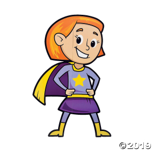 Jumbo Superhero Cutouts (24 Piece(s))