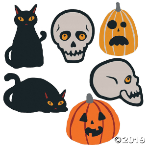 Icon Cutout Halloween Decorations (48 Piece(s))