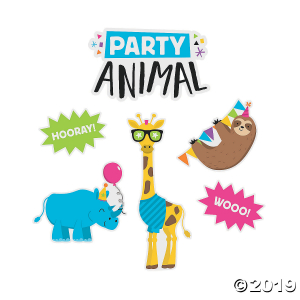 Jumbo Party Animal Cutouts (1 Set(s))