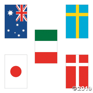 Flags of All Nations Cutouts (15 Piece(s))
