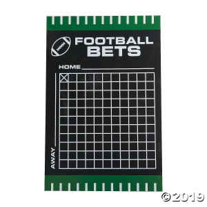 Football Betting Squares Chalkboard (1 Piece(s))