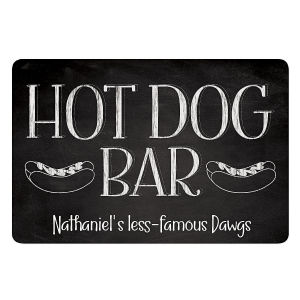 Personalized Hot Dog Bar Sign (1 Piece(s))