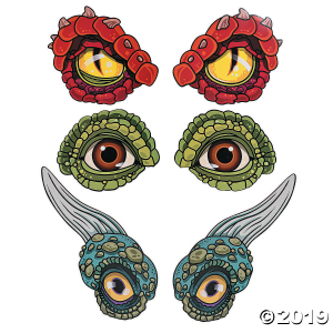 Dinosaur Eye Cutouts (6 Piece(s))