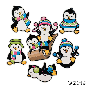 Penguin Party Cutouts (Per Dozen)