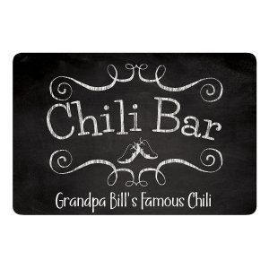 Personalized Chili Bar Sign (1 Piece(s))