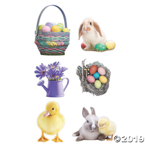 Realistic Easter Cutouts (6 Piece(s))