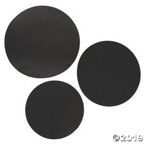 Large Black Dot Cutouts (Per Dozen)