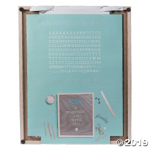 Oak Letter Board Kit - 20 (1 Set(s))