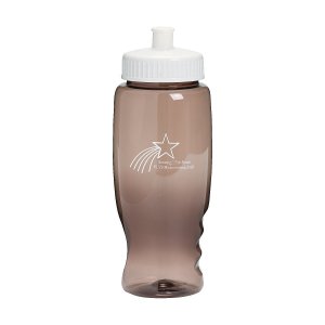 Black Shooting Star Personalized Plastic Water Bottles (40 Piece(s))