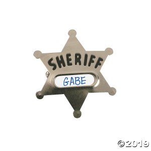 Sheriff Badges (Per Dozen)