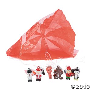 Mini Holiday Character Paratroopers (48 Piece(s))