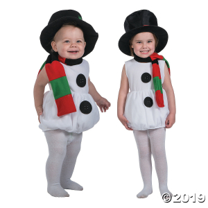 Toddler Girl's Snowman Costume - 1T-2T (1 Set(s))