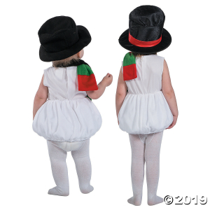 Toddler Girl's Snowman Costume - 1T-2T (1 Set(s))