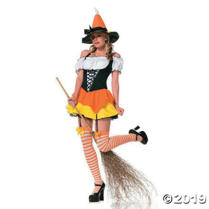 Women's Kandy Korn Sexy Witch Costume - Medium (1 Piece(s))