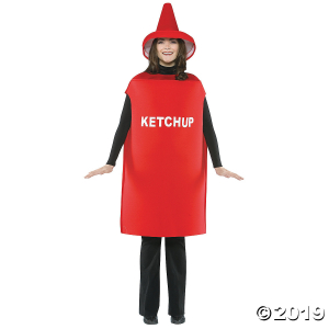 Adult Ketchup Costume - Standard (1 Set(s))