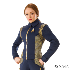 Women's Star Trek: Discovery Gold Command Uniform Costume - Standard (1 Piece(s))