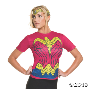 Women's Batman v Superman: Dawn of Justice Wonder Woman Costume Top - Large (1 Piece(s))