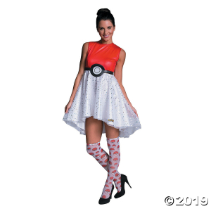 Women's Pokémon Pokéball Costume - Extra Small (1 Piece(s))