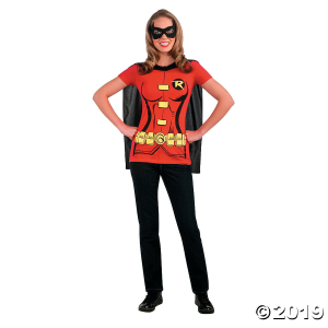Women's Sexy Robin Shirt Costume - Medium (1 Piece(s))