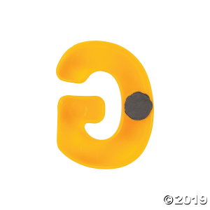 Plastic Magnetic Letters - Uppercase Letter Set (57 Piece(s))