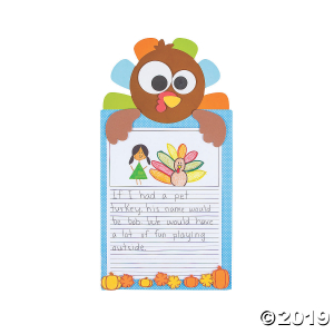 All About Turkeys Writing Prompt Craft Kit (Makes 24)