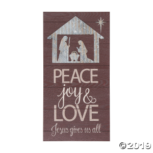 Christmas Nativity Sign (1 Piece(s))