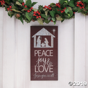 Christmas Nativity Sign (1 Piece(s))