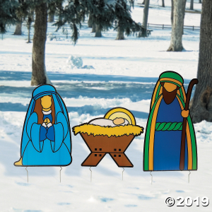 Holy Family Outdoor Yard Stakes (1 Set(s))
