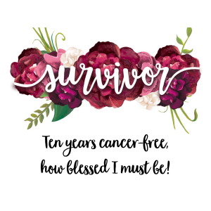 Personalized Floral Awareness Survivor Sign (1 Piece(s))