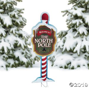 North Pole Yard Sign (1 Piece(s))