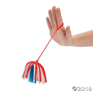 Large Flashing Patriotic Stretchy Noodle Ball YoYos (Per Dozen)