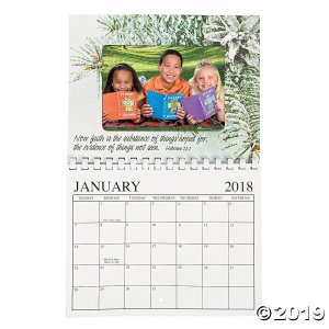2018 Religious Photo Frame Calendar (1 Piece(s))