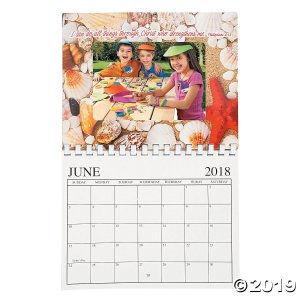 2018 Religious Photo Frame Calendar (1 Piece(s))