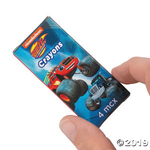 4-Color Blaze and the Monster Machines Crayons - 12 Boxes (Per Dozen)