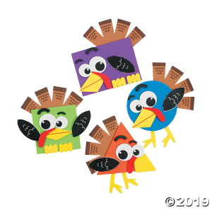 Shape Turkey Craft Kit (Makes 12)