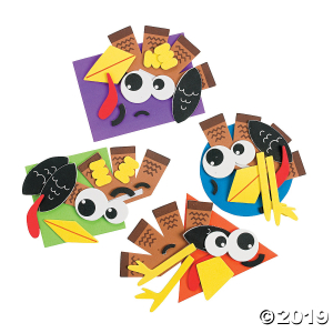 Shape Turkey Craft Kit (Makes 12)