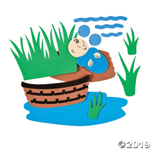 Baby Moses Bible Craft Kit (Makes 12)