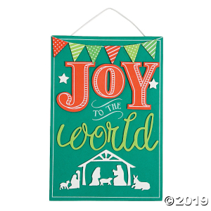 Joy to the World Sign Craft Kit (Makes 12)