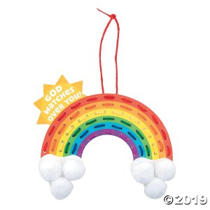 God Watches Over Your Rainbow Lacing Craft Kit (Makes 12)