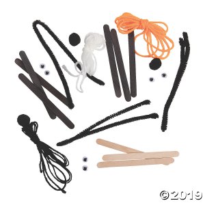 Spiderweb Craft Stick Craft Kit (Makes 12)
