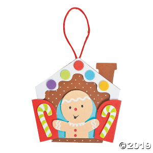 Gingerbread in a Window Ornament Craft Kit (Makes 12)