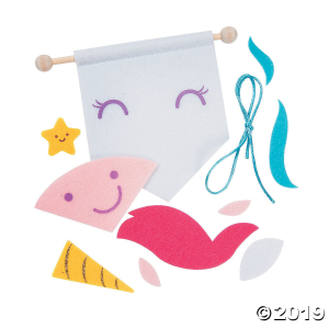 Mini Unicorn Banner Craft Kit (Makes 12)